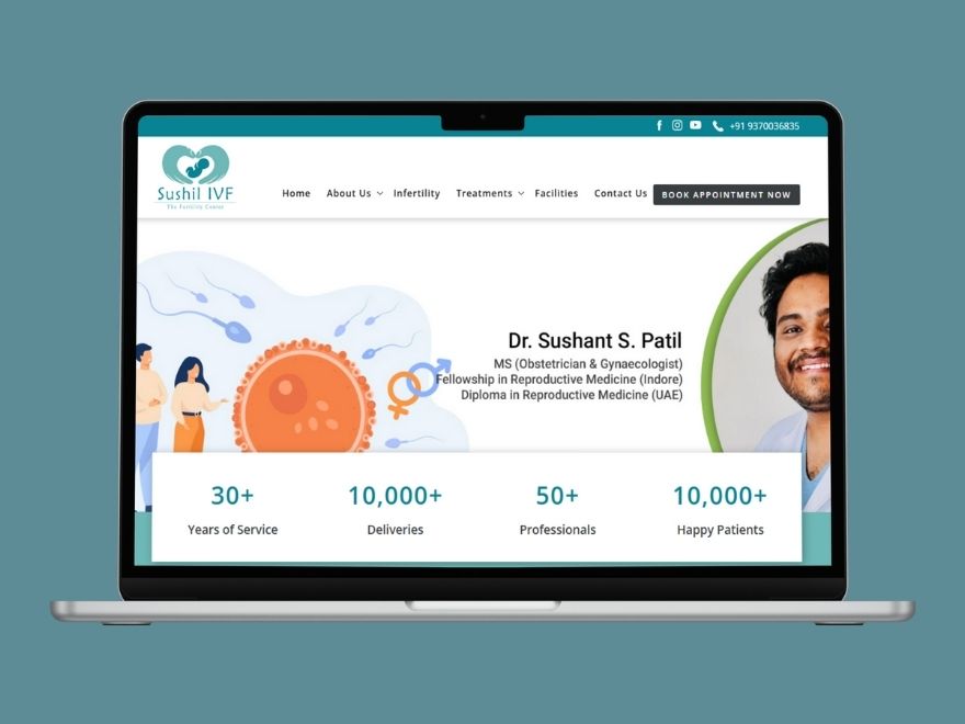 Sushil Ivf The Fertility Center portfolio by Intellect Systems